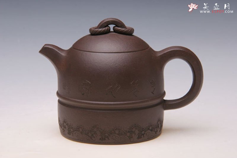 紫砂壶图片：浪花秦权 - 美壶网