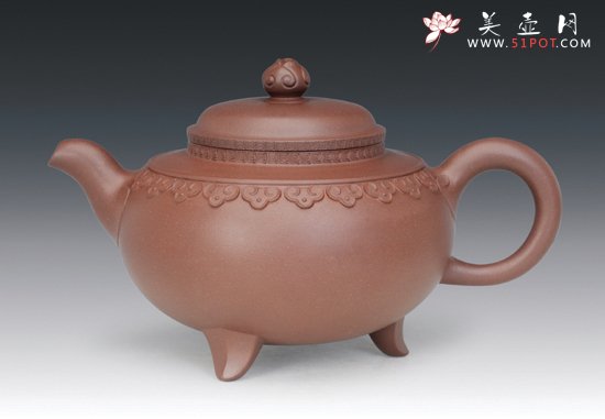 紫砂壶图片：云肩如意 - 美壶网