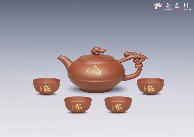 紫砂壶图片：金兔纳福 - 美壶网