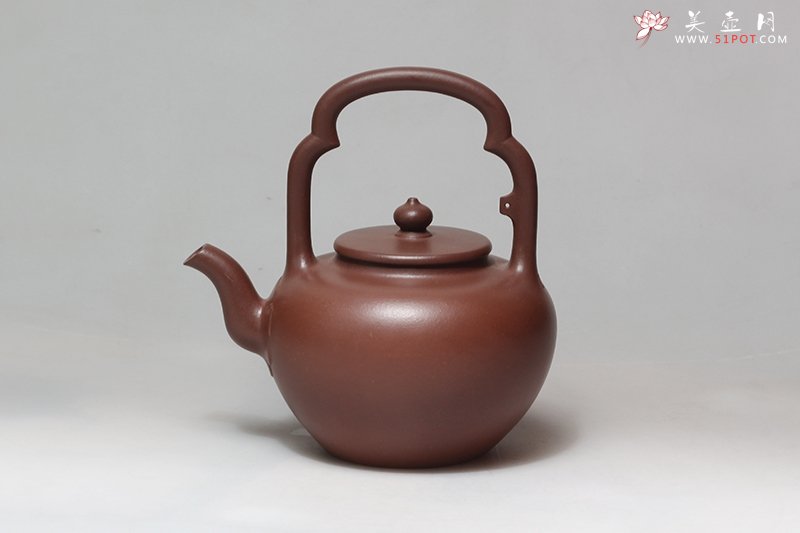 紫砂壶图片：吴经提梁 - 美壶网