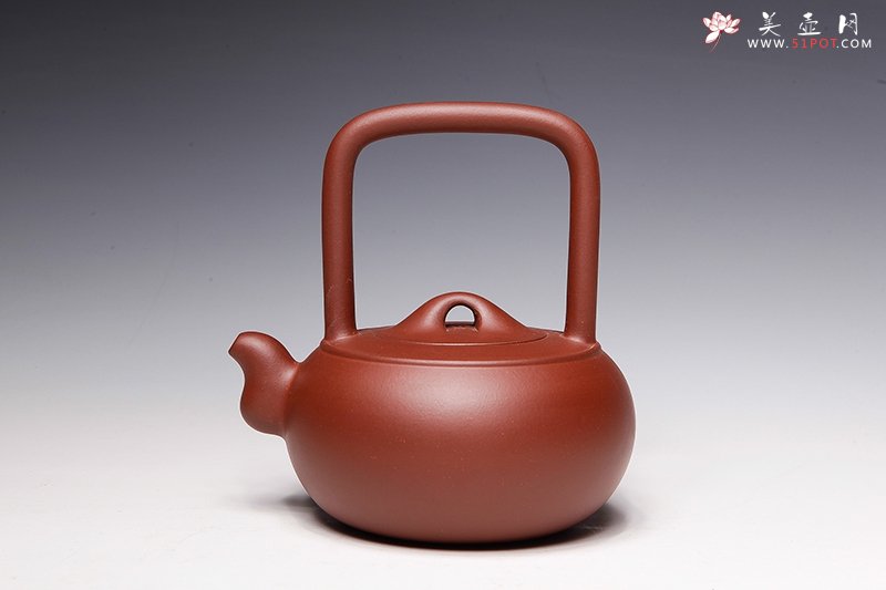 紫砂壶图片：光明提梁壶 - 美壶网