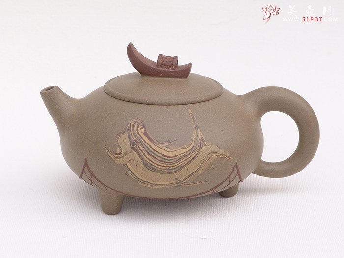 紫砂壶图片：渔舟唱晚 - 美壶网