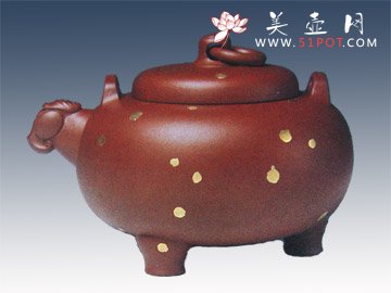 紫砂壶图片：三羊开泰 - 美壶网