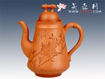 紫砂壶图片：太白醉酒徐秉方铭 - 美壶网