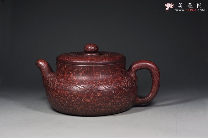 紫砂壶图片：彭年金砂纳底汤婆壶 - 美壶网