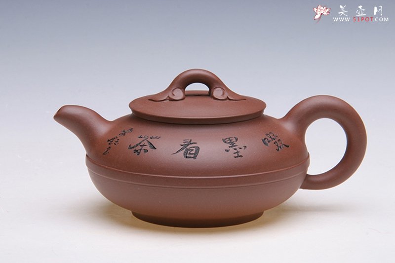 紫砂壶图片：线圆如意壶 - 美壶网