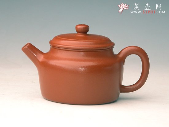 紫砂壶图片：朱泥德钟 - 美壶网