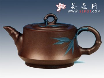 紫砂壶图片：竹段 - 美壶网