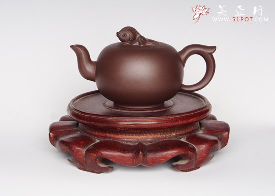 紫砂壶图片：鱼乐 - 美壶网