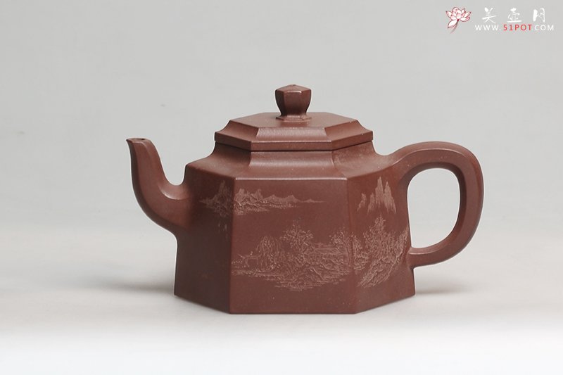 紫砂壶图片：六方井栏 - 美壶网