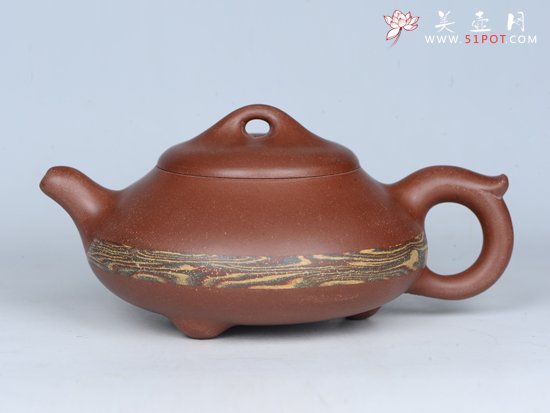 紫砂壶图片：绞泥石瓢 - 美壶网