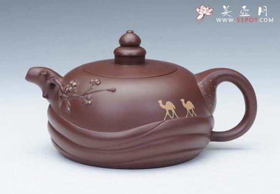 紫砂壶图片：昭君出塞 - 美壶网