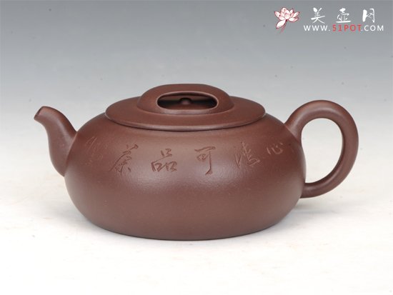 紫砂壶图片：牛盖莲子 - 美壶网