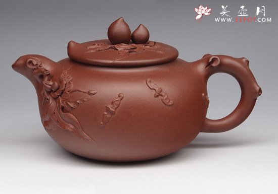 紫砂壶图片：寿桃 - 美壶网