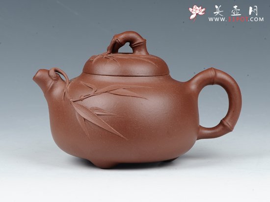 紫砂壶图片：三足柿圆 - 美壶网