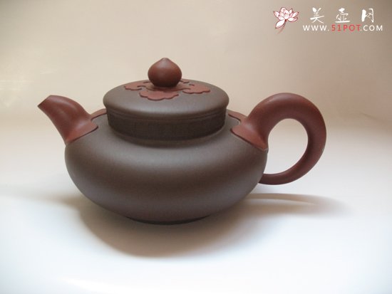 紫砂壶图片：双色如意 - 美壶网