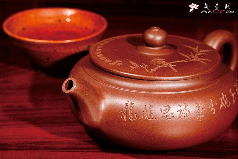 紫砂壶图片：一珠圆情 - 美壶网