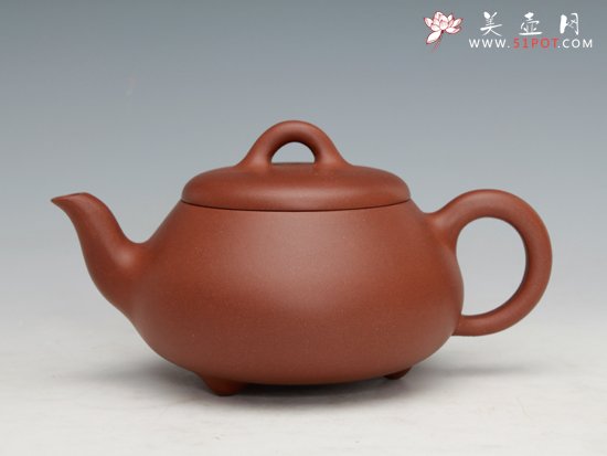 紫砂壶图片：弯嘴石瓢 - 美壶网