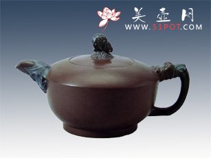 紫砂壶图片：彩蝶 - 美壶网