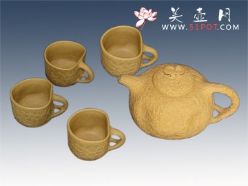 紫砂壶图片：供春套壶 - 美壶网