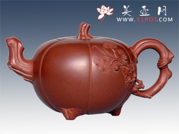 紫砂壶图片：南瓜 - 美壶网