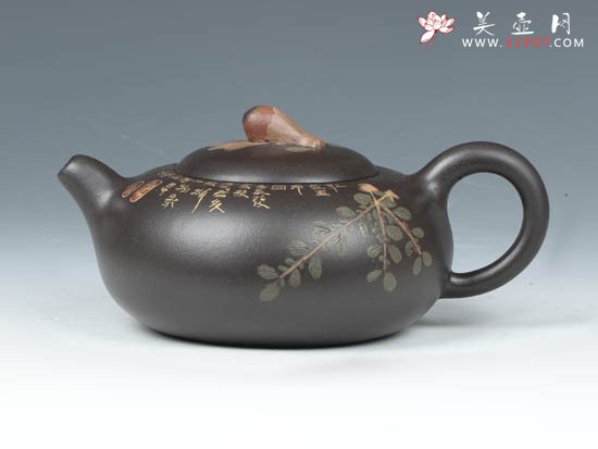 紫砂壶图片：相思豆  320cc - 美壶网