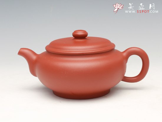 紫砂壶图片：扁古  容量:280CC - 美壶网