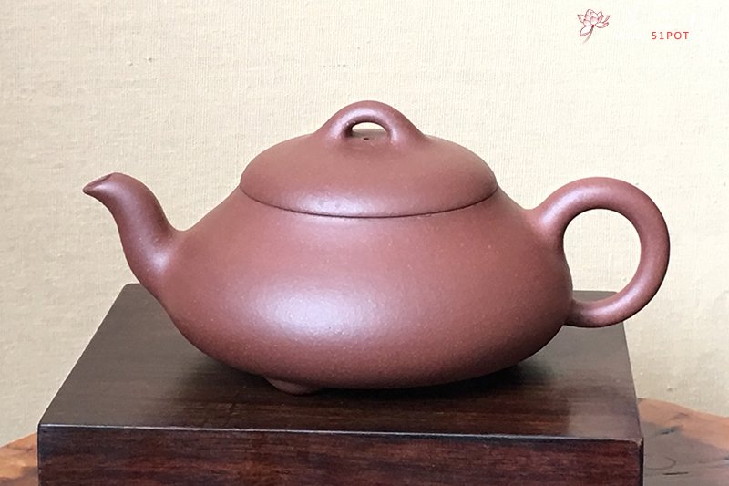 紫砂壶图片：三弯石瓢壶 - 美壶网