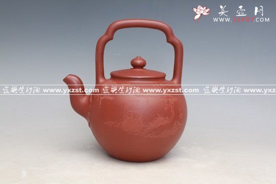 紫砂壶图片：如意提梁 - 美壶网