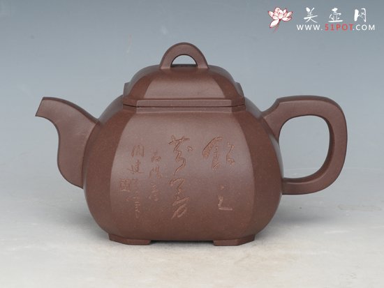 紫砂壶图片：四平八稳 - 美壶网
