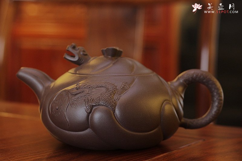 紫砂壶图片：鱼化龙 - 美壶网