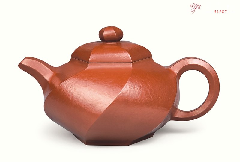 紫砂壶图片：醉六方 - 美壶网