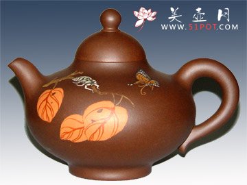 紫砂壶图片：蝉蜕 - 美壶网