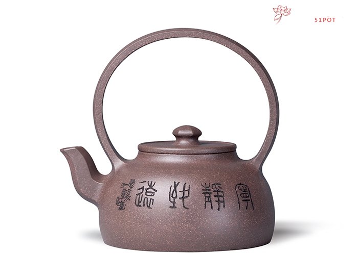 紫砂壶图片：大彬提梁 - 美壶网