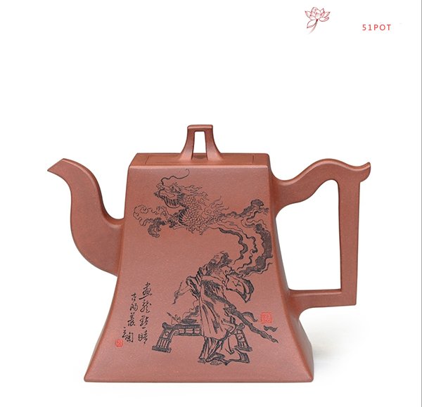 紫砂壶图片：方尊 - 美壶网