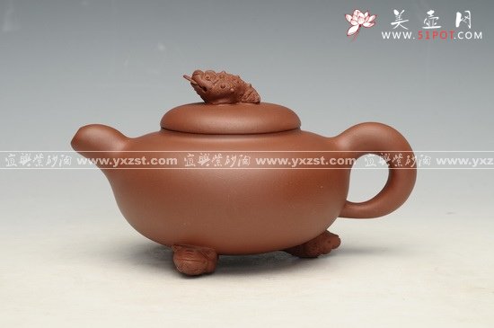 紫砂壶图片：三足金蟾 - 美壶网
