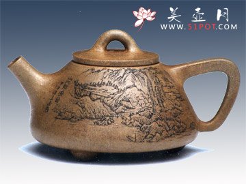 紫砂壶图片：石瓢 - 美壶网