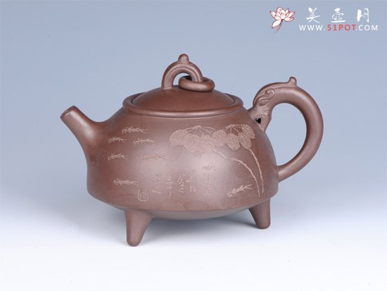 紫砂壶图片：- 三脚玲珑 - - 美壶网
