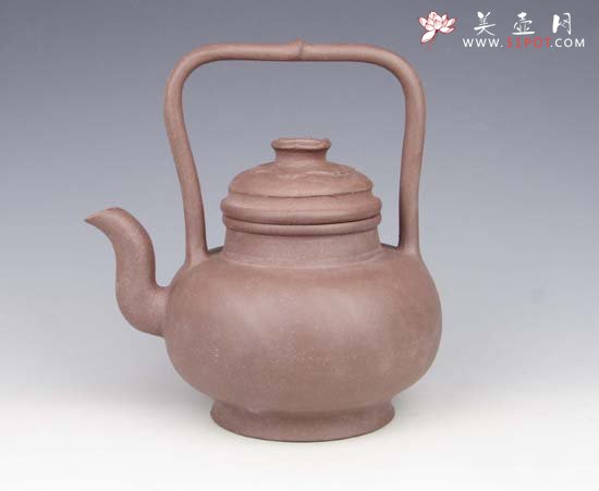 紫砂壶图片：扁竹提梁 - 美壶网