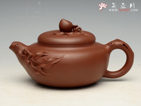 紫砂壶图片：寿桃 - 美壶网