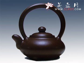 紫砂壶图片：圣珠提梁 - 美壶网