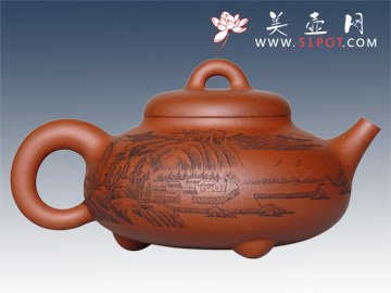 紫砂壶图片：石瓢 - 美壶网