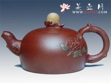 紫砂壶图片：花好月圆 - 美壶网