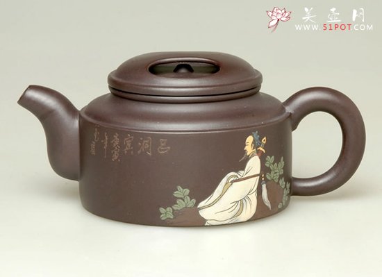 紫砂壶图片：八仙过海之吕洞宾 - 美壶网