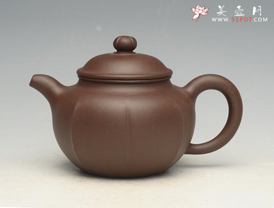 紫砂壶图片：阴阳莲子 - 美壶网