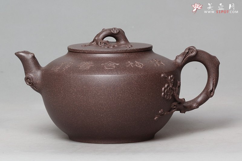 紫砂壶图片：清梅含香 - 美壶网