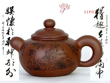 紫砂壶图片：健 - 美壶网