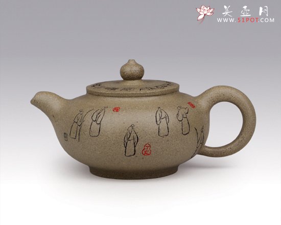 紫砂壶图片：扁珠 - 美壶网