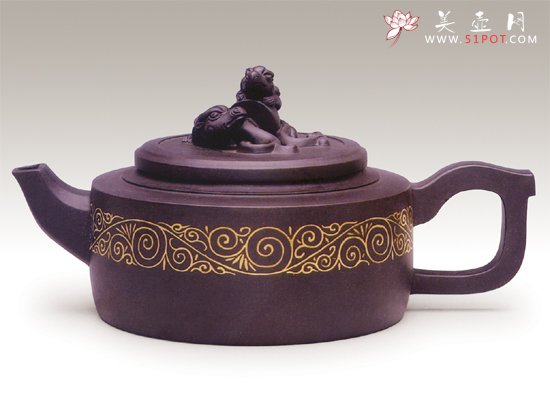 紫砂壶图片：螭龙楚韵 - 美壶网