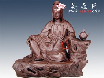 紫砂壶图片：平安观音 - 美壶网